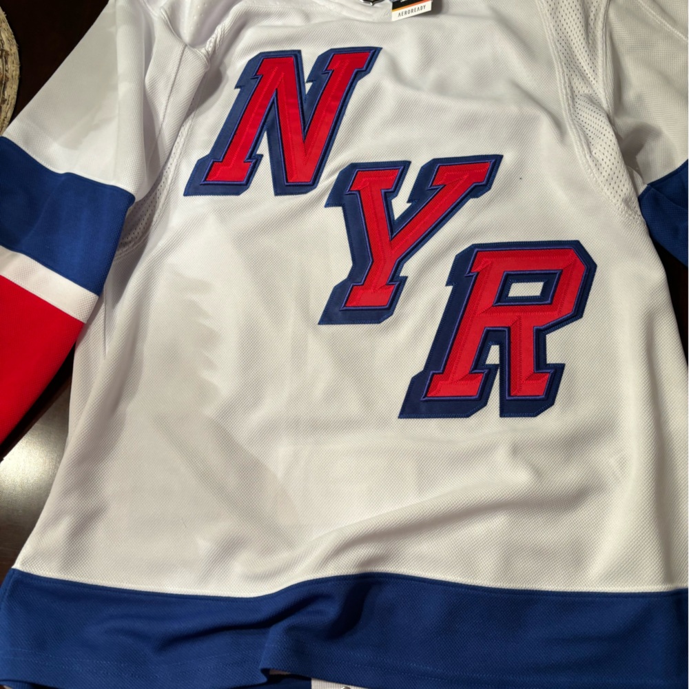 Nwt New York Rangers Adidas Primegreen Blank Jersey Stadium Series 2024 Size 44